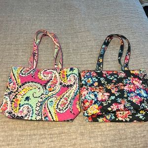 2 Vera Bradley tote bags
